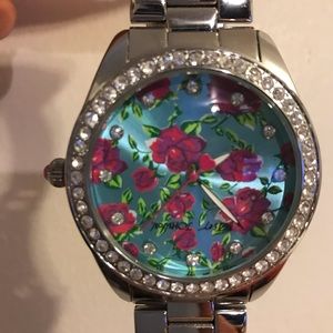 Silver Betsy Johnson Watch